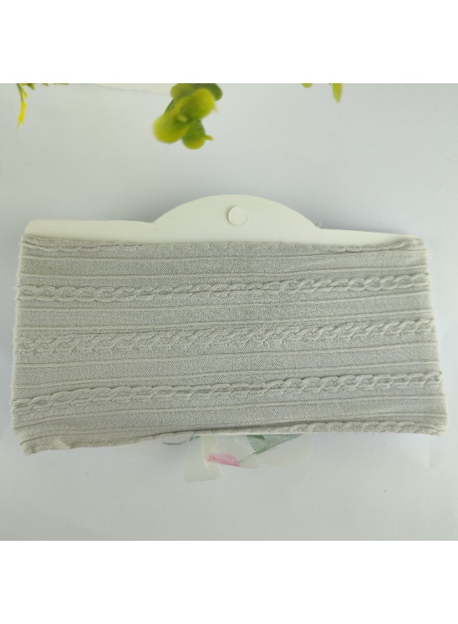 Baby & Kids Soft Headband Hair Accessory with Elegant Flower - Image 3